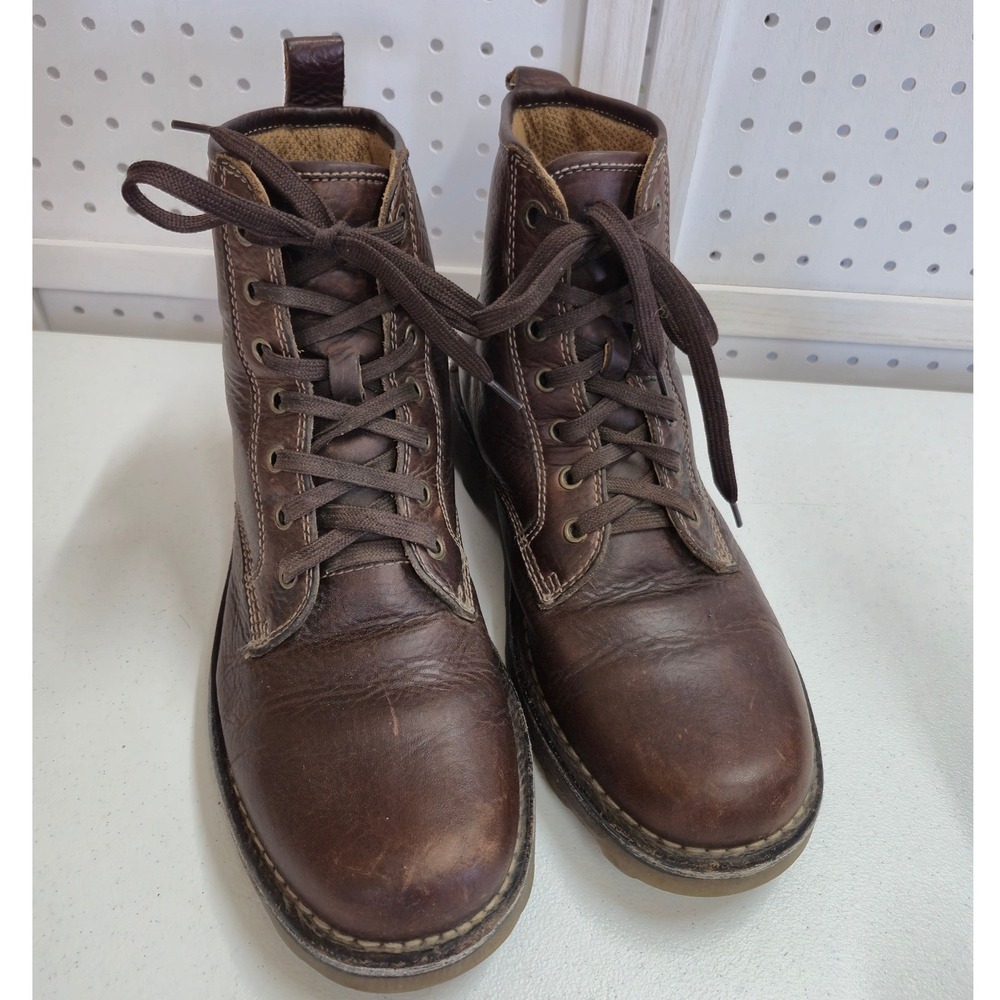Dr. Martens 2B52 Brown Leather Lace Up Boots Men's Size 10 women's 11